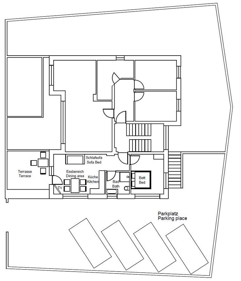 Apartment Im Huggn فلبمس المظهر الخارجي الصورة